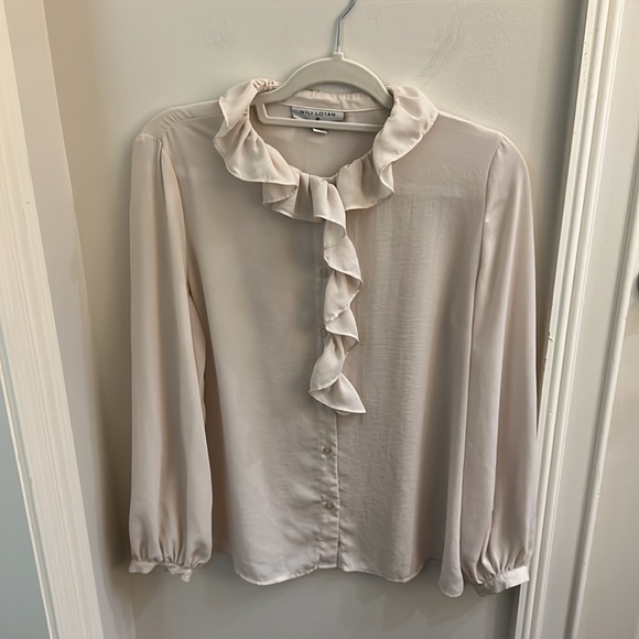 Nili Lotan with Target colab ruffle from blouse size M - Picture 3 of 5
